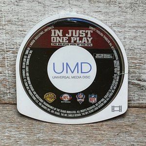 2008 In Just One Play the Big Play Men of the NFL PSP DISC ONLY UNTESTED!